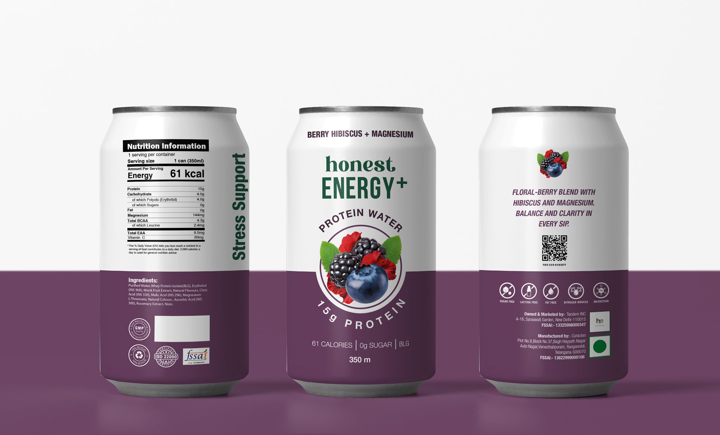 Honest Energy+ Protein Water – Variety Pack