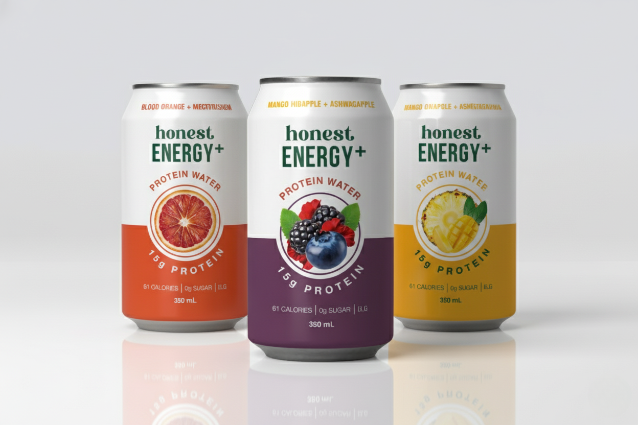 Honest Energy+ Protein Water Mango Pineapple + Ashwagandha