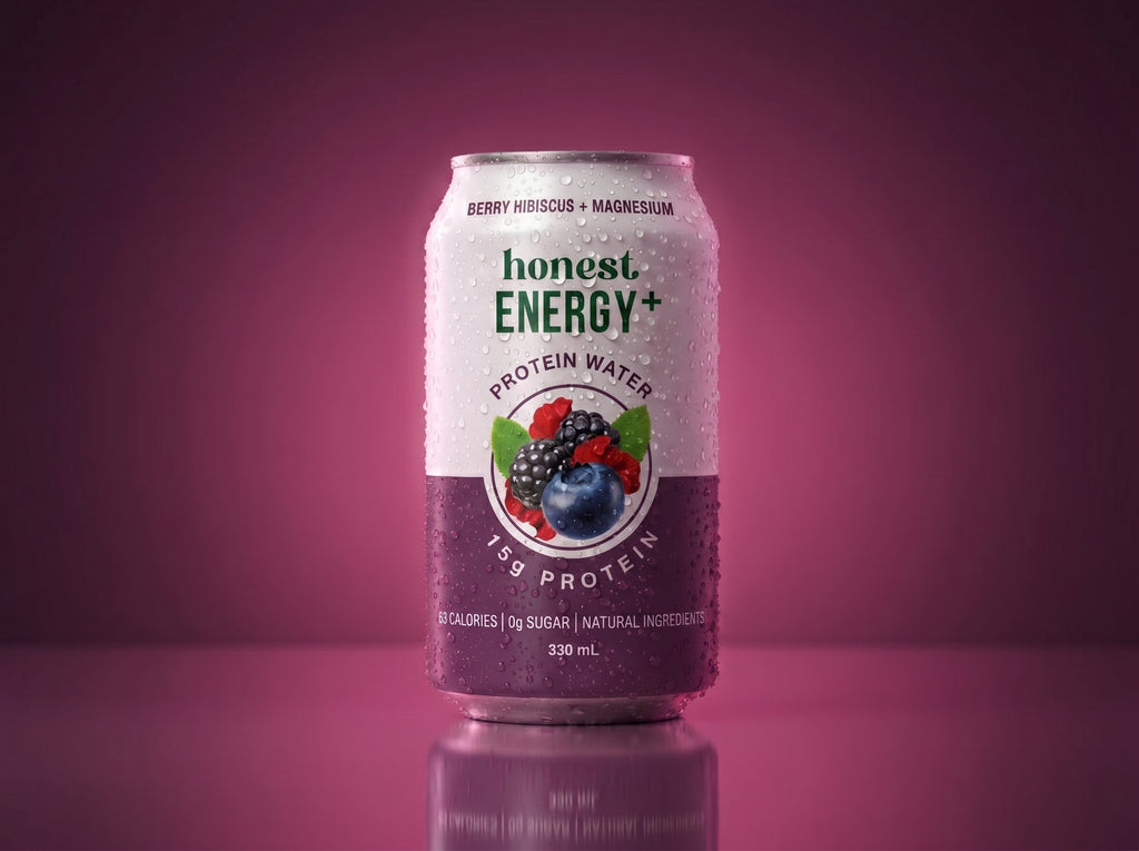 Honest Energy+ Berry Hibiscus + Magnesium — Protein Water