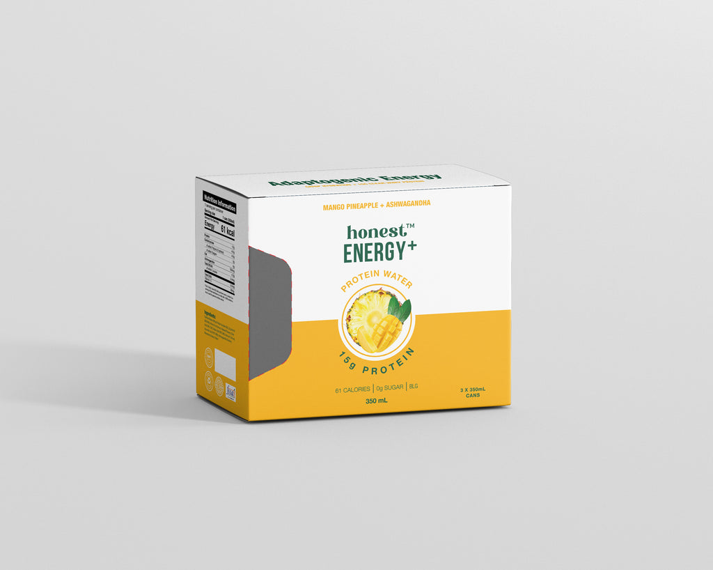 Honest Energy+ Protein Water Mango Pineapple + Ashwagandha