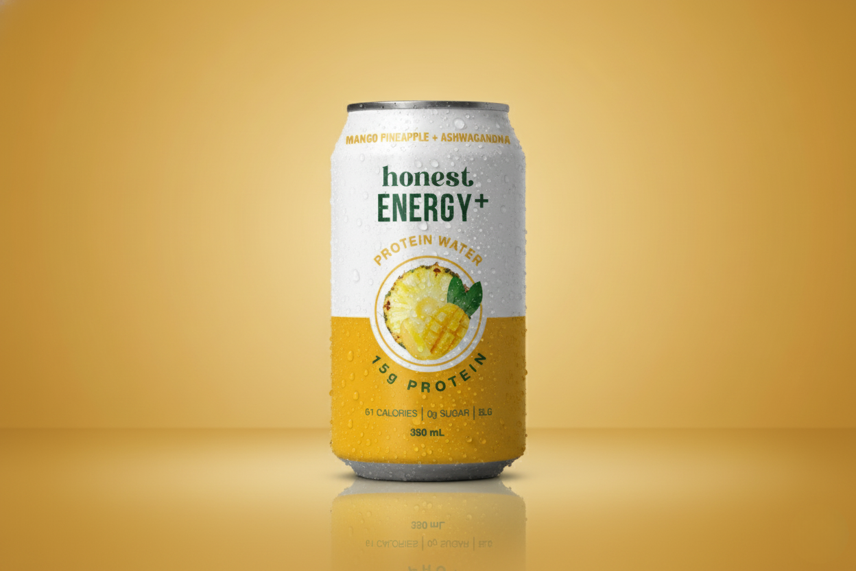 Honest Energy+ Protein Water Mango Pineapple + Ashwagandha
