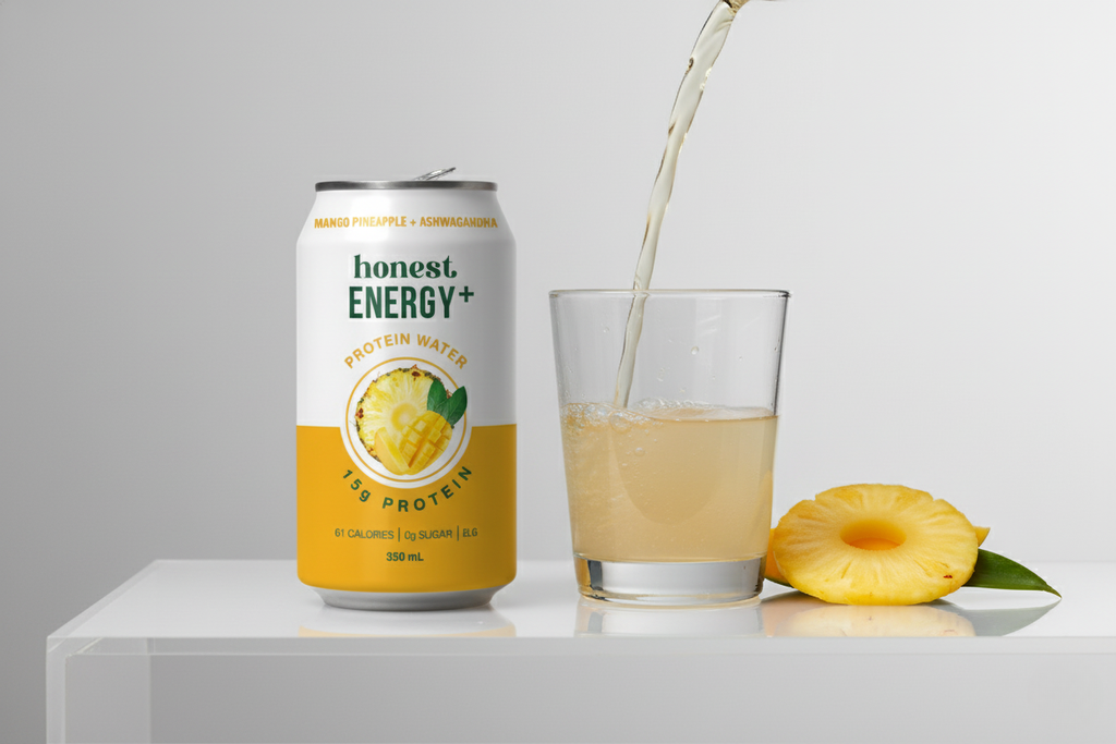 Honest Energy+ Protein Water Mango Pineapple + Ashwagandha