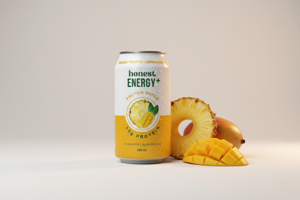 Honest Energy+ Protein Water Mango Pineapple + Ashwagandha