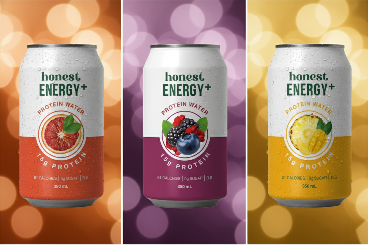 Honest Energy+ Protein Water – Variety Pack