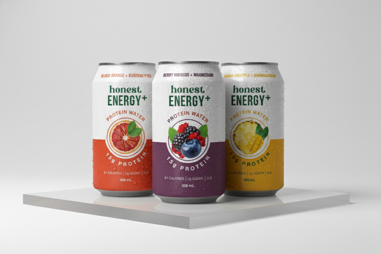 Honest Energy+ Protein Water – Variety Pack