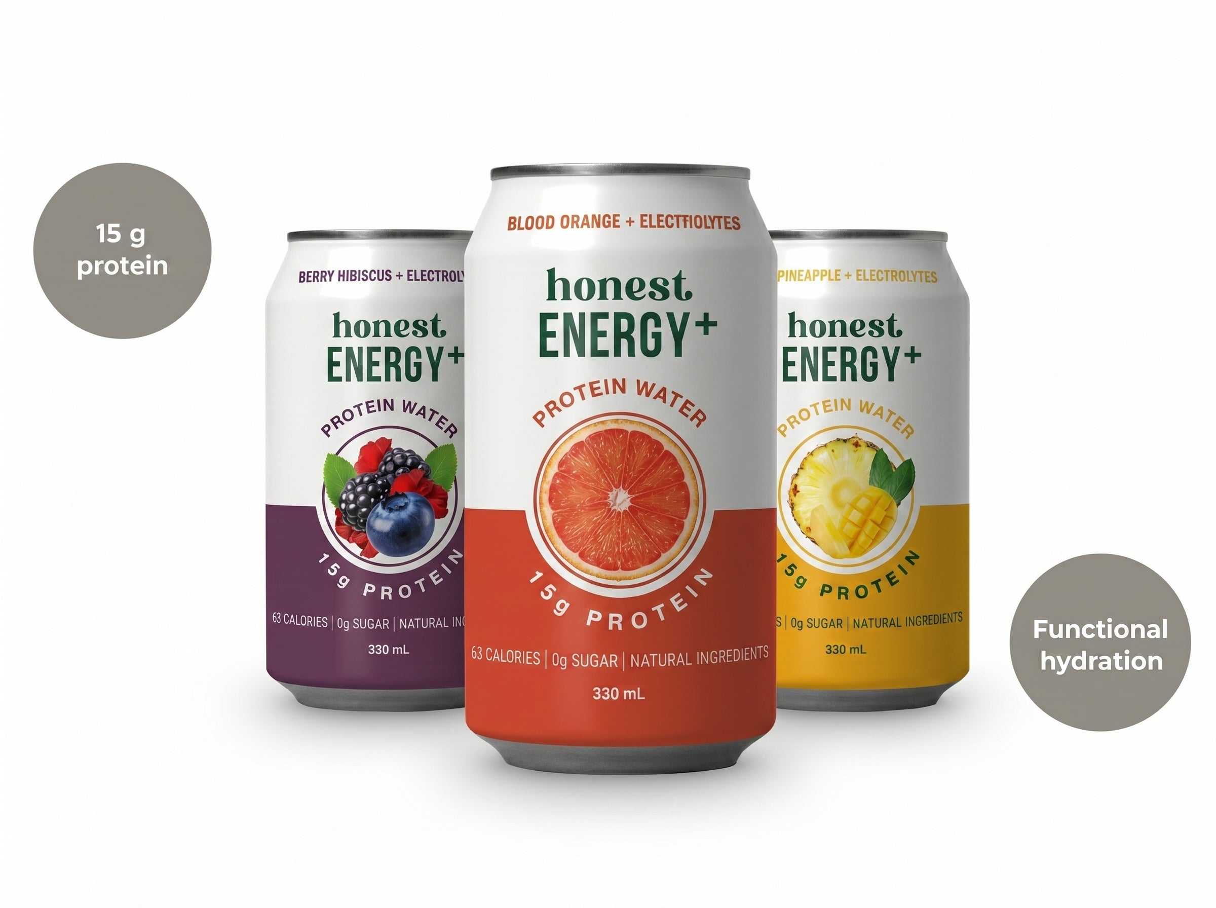 Honest Energy+ Variety Pack — Protein Water