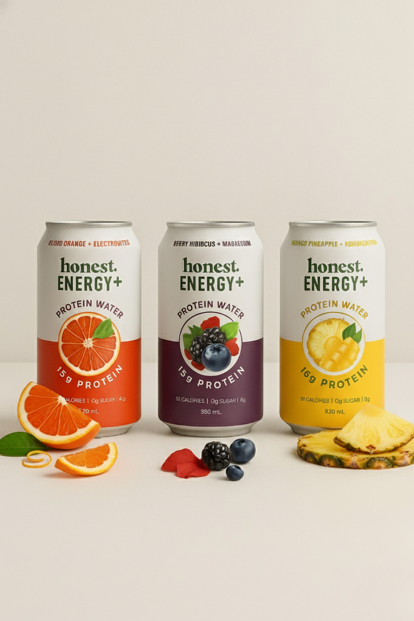 Honest Energy+ Protein Water – Variety Pack