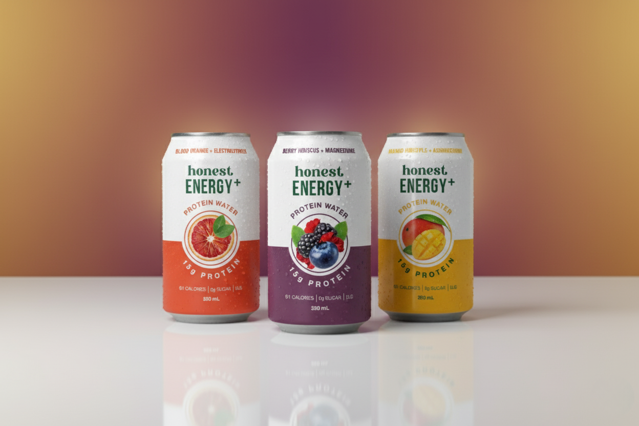 Honest Energy+ Protein Water – Variety Pack